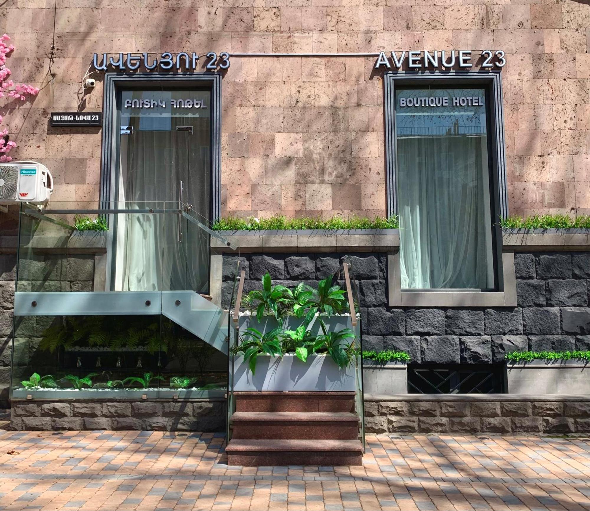 Avenue 23 Boutique Hotel Jerevan Exteriör bild